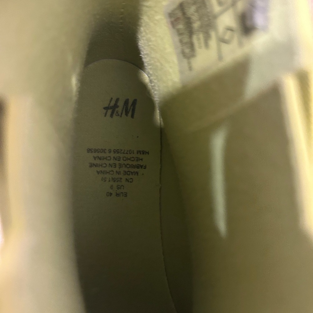 H&M Bright chartreuse Winter Boots - Picture 7 of 7